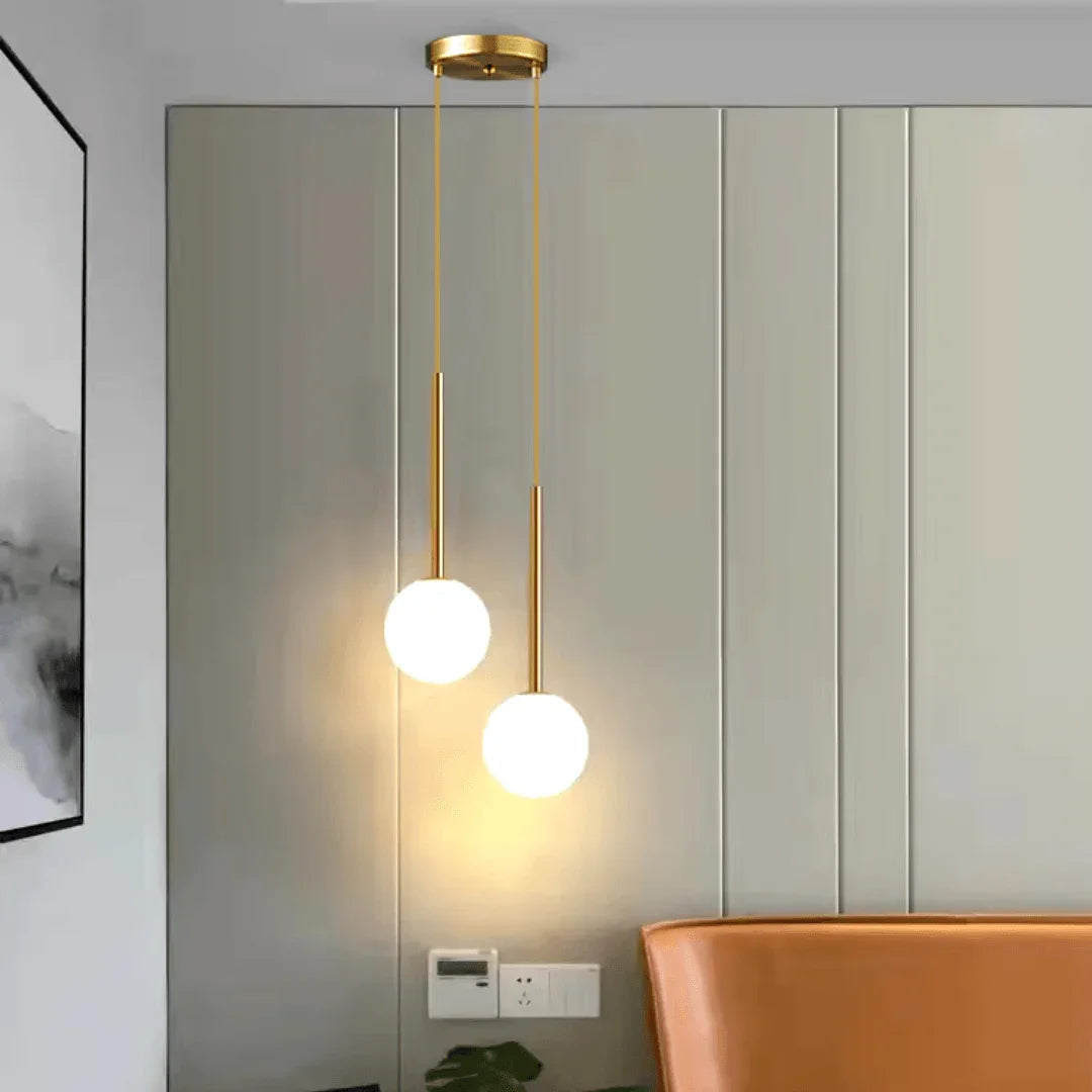 Luminária Pendente Nordic Esférica Britânica