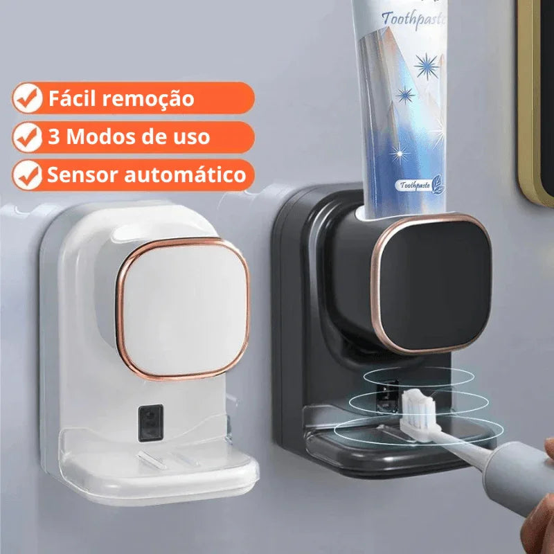 Dispensador de Pasta de Dente Inteligente com 3 Modos